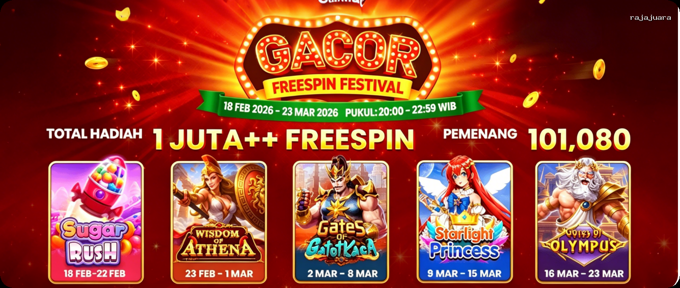 Login rajajuara Sekarang Bonus Melimpah
